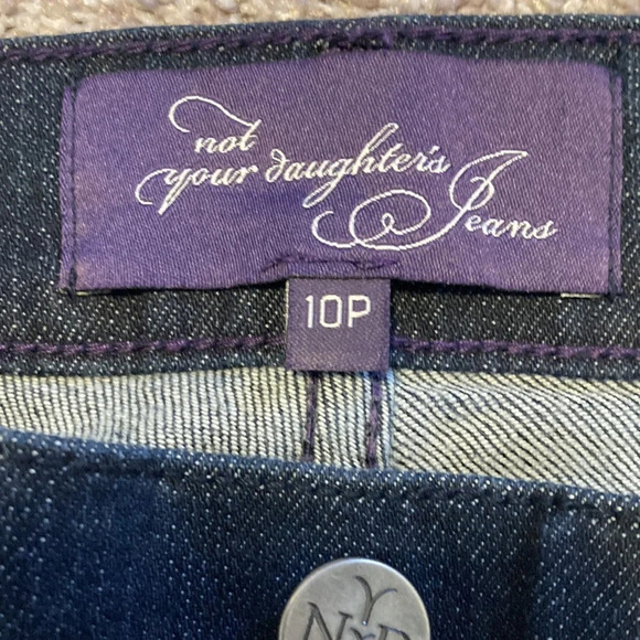NYDG Not Your Daughter’s Jeans Embellished Lift Tuck Technology Dark Was… - Picture 11 of 16